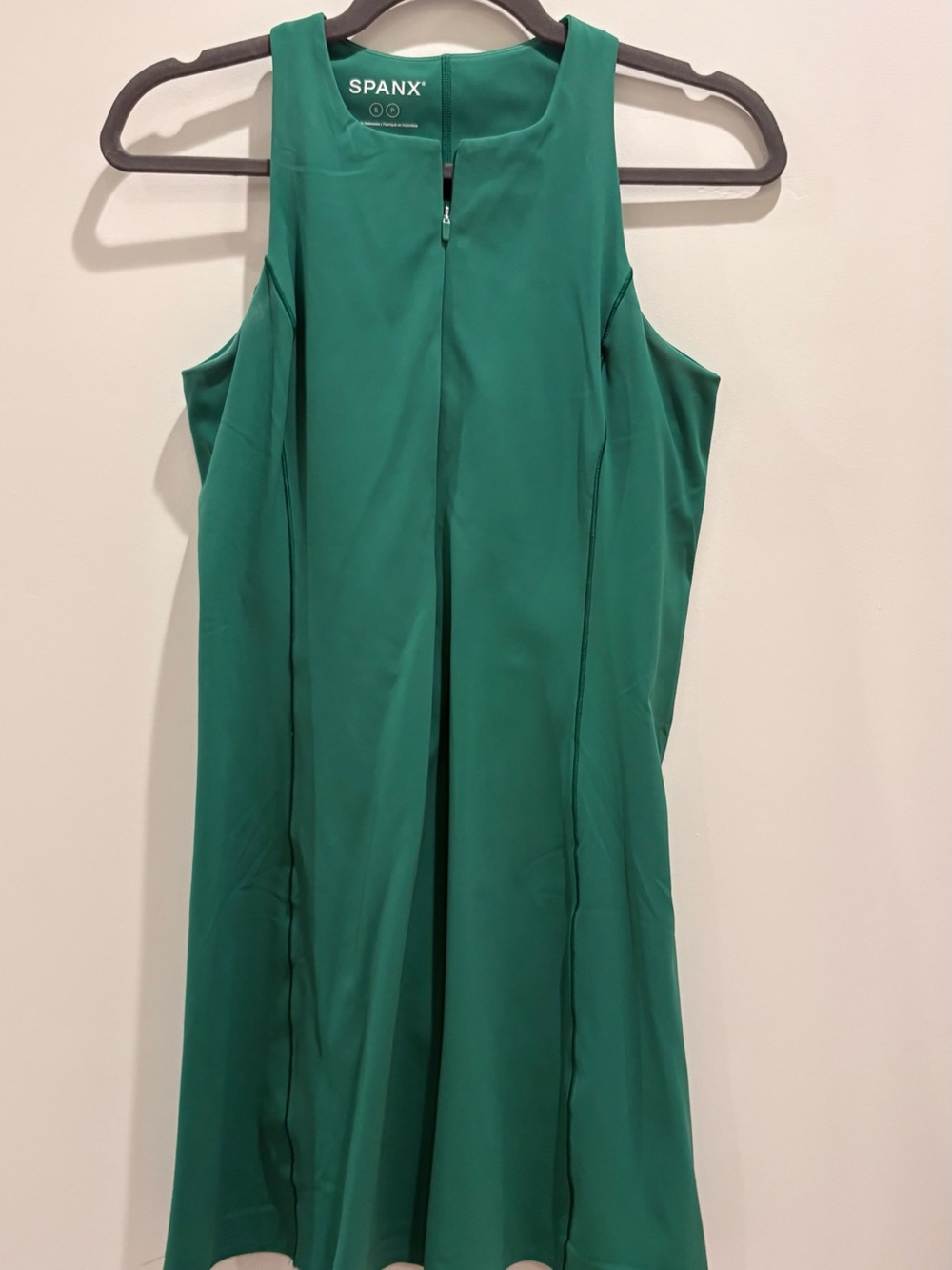 SPANX Green Athletic Midi Dress